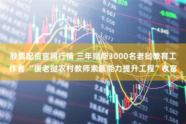 股票配资官网行情 三年赋能3000名老挝教育工作者 “援老挝农村教师素质能力提升工程”收官
